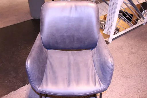 4 Leder-Armlehnstühle Natura Payton